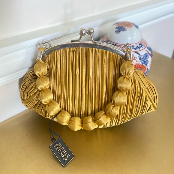 BIJOUX TERNER Night gold PURSE - Picture 1 of 6